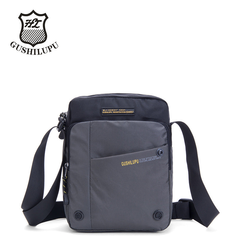 Men's Vertical Oxford Cloth Trendy Four Colors Men's Messenger Bag