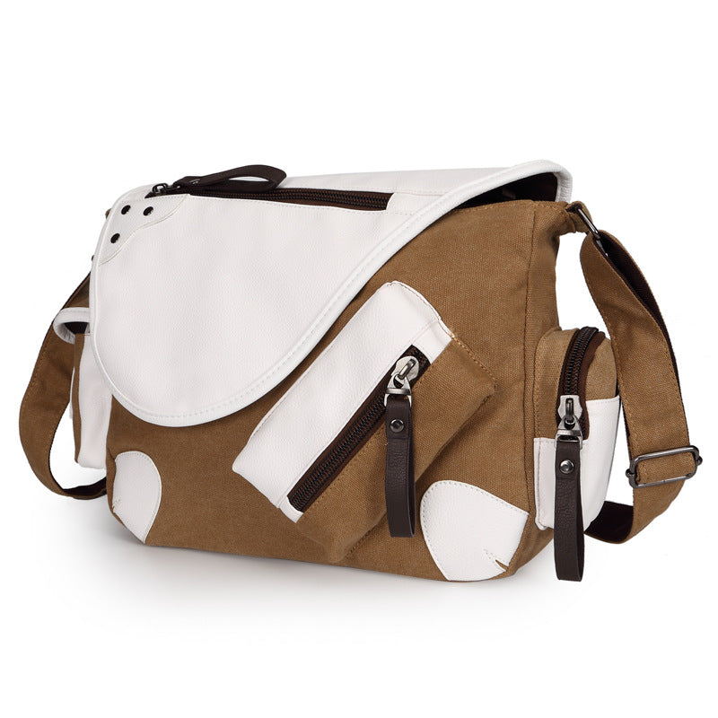 Men's Thermal Transfer Fashion Canvas Tutorial Men's Messenger Bag