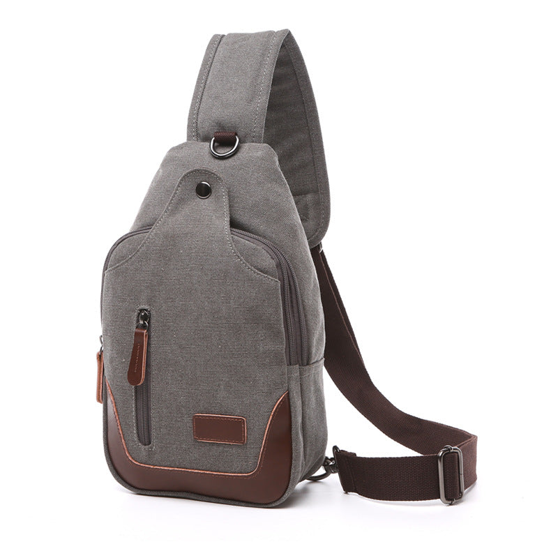 Men's Professional Fashion High Quality Washed Canvas Shoulder Bags