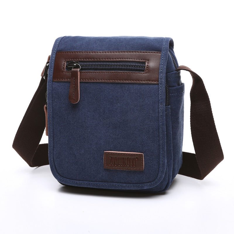 Graceful Men's Canvas Korean Style Trendy Men's Messenger Bag