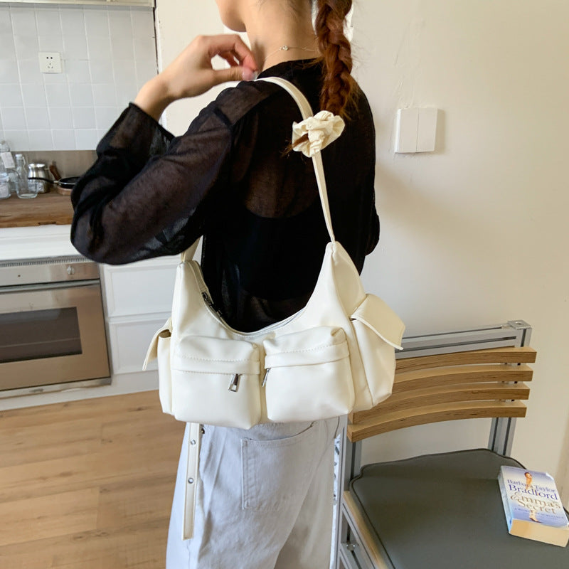 Women's Fashionable Large Capacity Portable Motorcycle Fashion Korean Style Bags