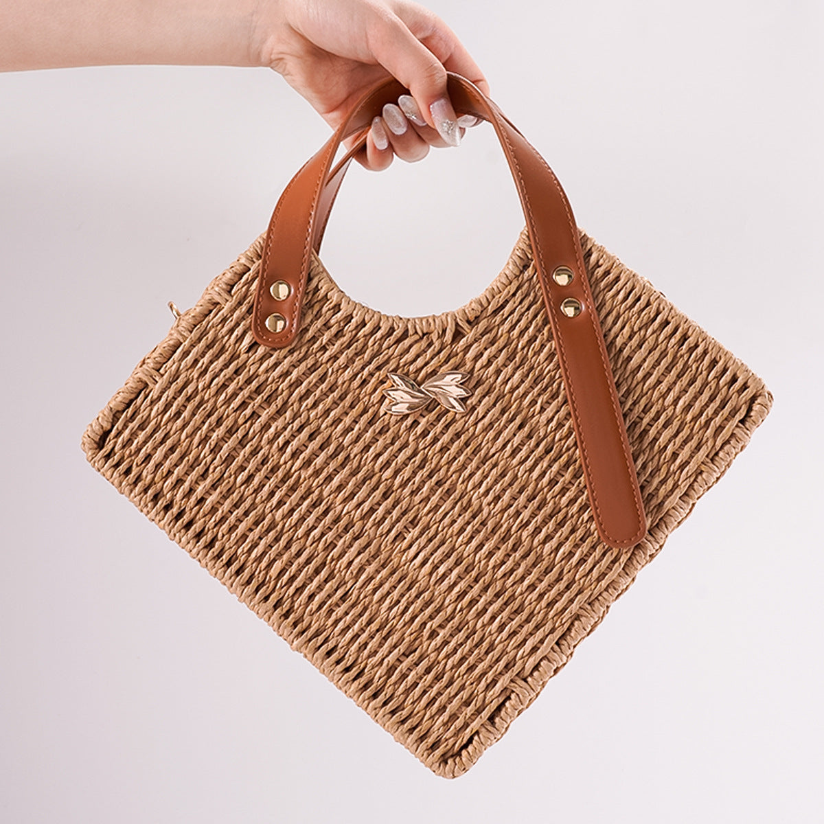 Summer Seaside Clutch Straw Shell-shaped Bohemian Bags