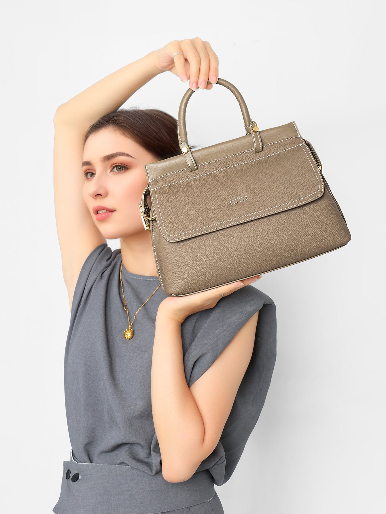 Women's Large Capacity Retro Easy Matching Leather Bags