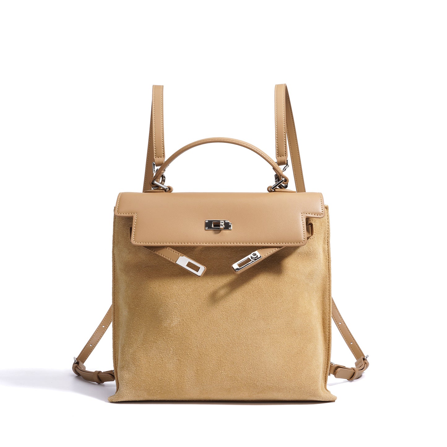 Fashionable Large Capacity Commuter Leather For Women's Backpack