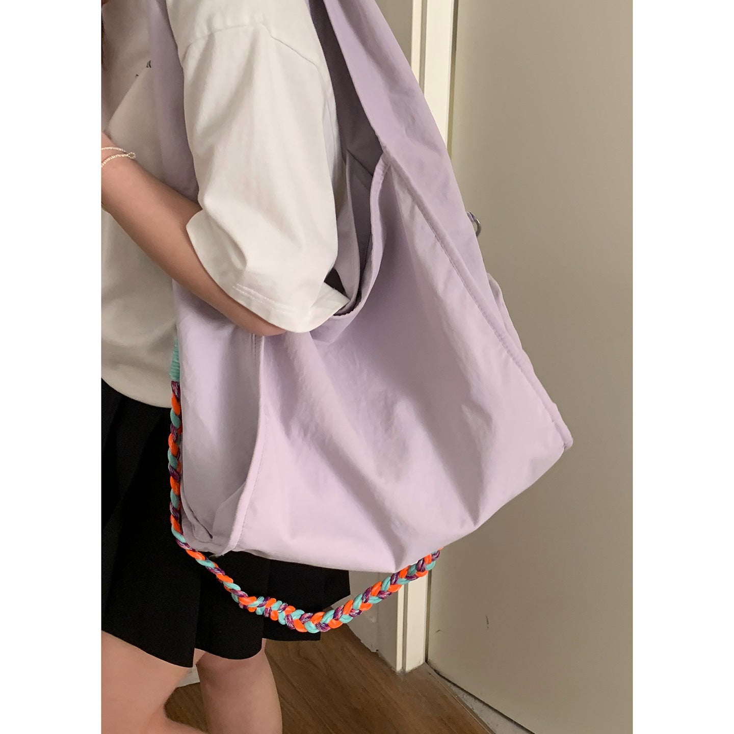 Canvas Korean Style Idle Underarm Simple Tote Bag