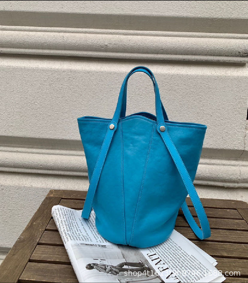 Women's First Layer Vegetable Tanning Leather Retro Bags