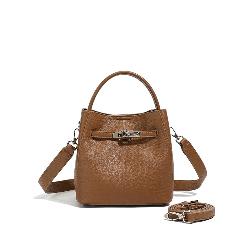 Women's Vintage Trendy Fashion High-grade Versatile Bucket Bag