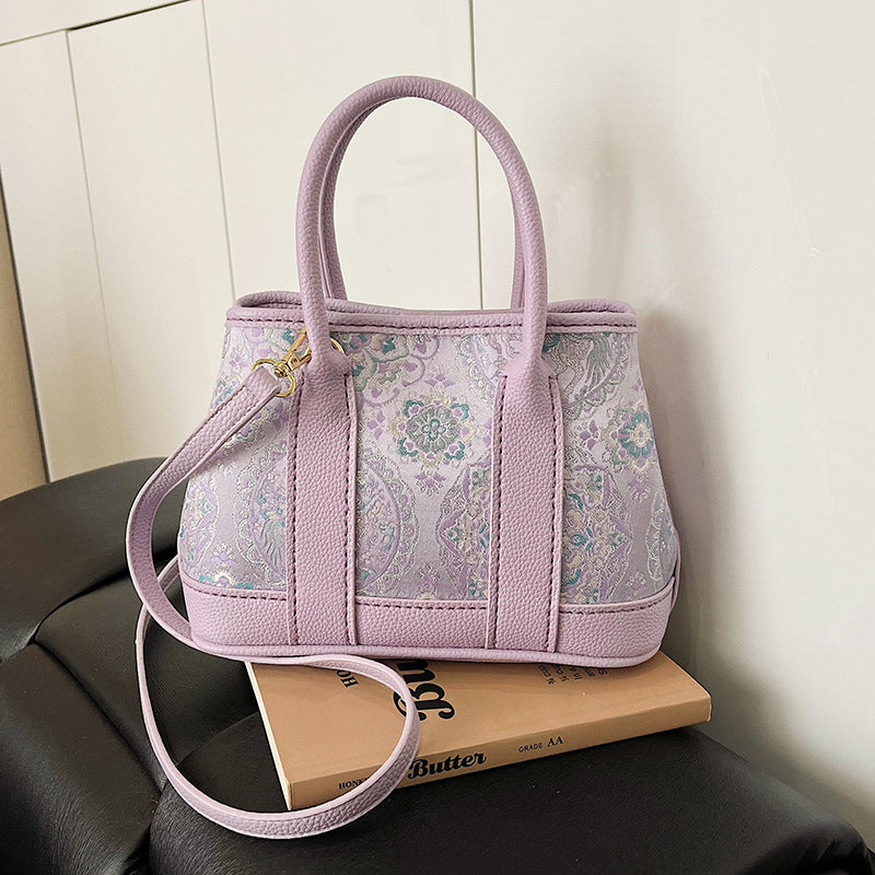 Handmade Self-made Cloth Material Chinese Style Embroidery Tote Bags
