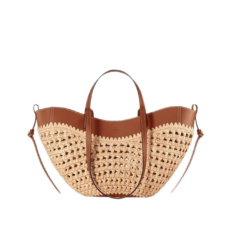 Beautiful Innovative Women's Raffia Portable Woven Women's Shoulder Bag