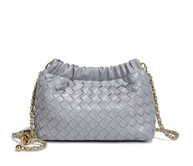 Women's Classic Style Cloud Woven Chain Fashion Bags