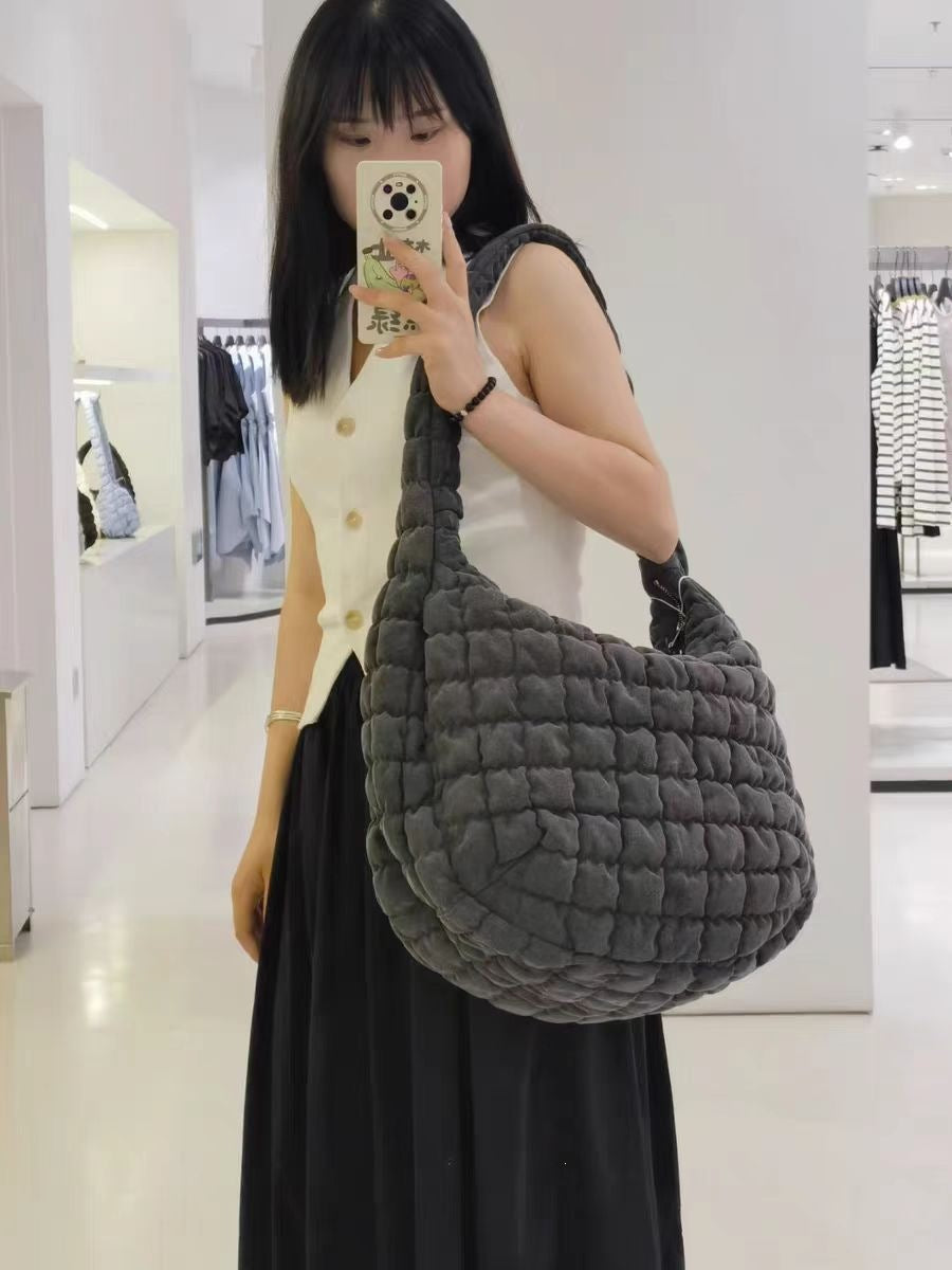 Unique Beautiful Cloud Puff Pleated Portable Tote Bag