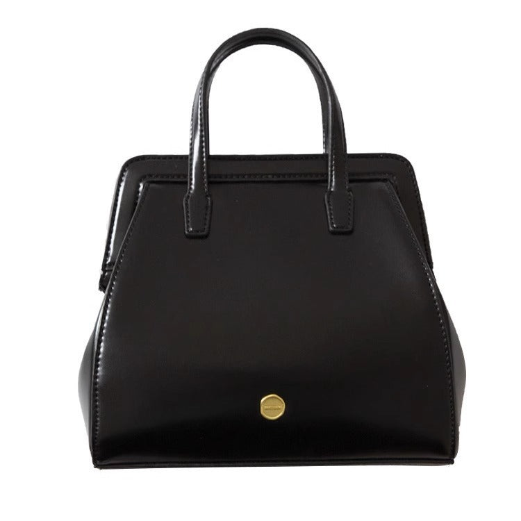 Women's Retro Clip Niche Black Trendy Women's Backpack