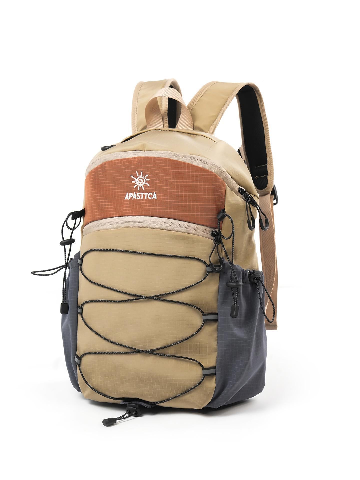 Soft Feeling Color Collision Design Hiking Backpacks