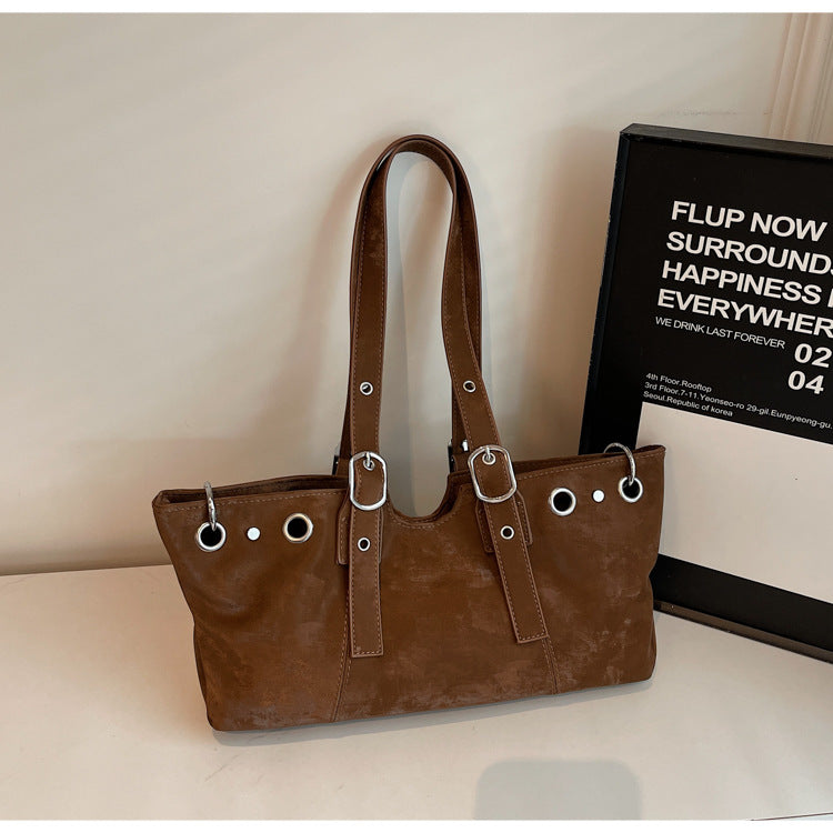 Women's Soft Leather Suede Retro Trendy High Bags