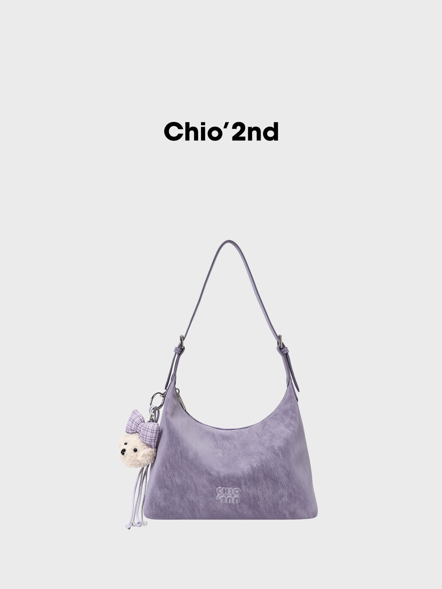 Fashion Versatile Women's Purple Lazy Underarm Tote Bag