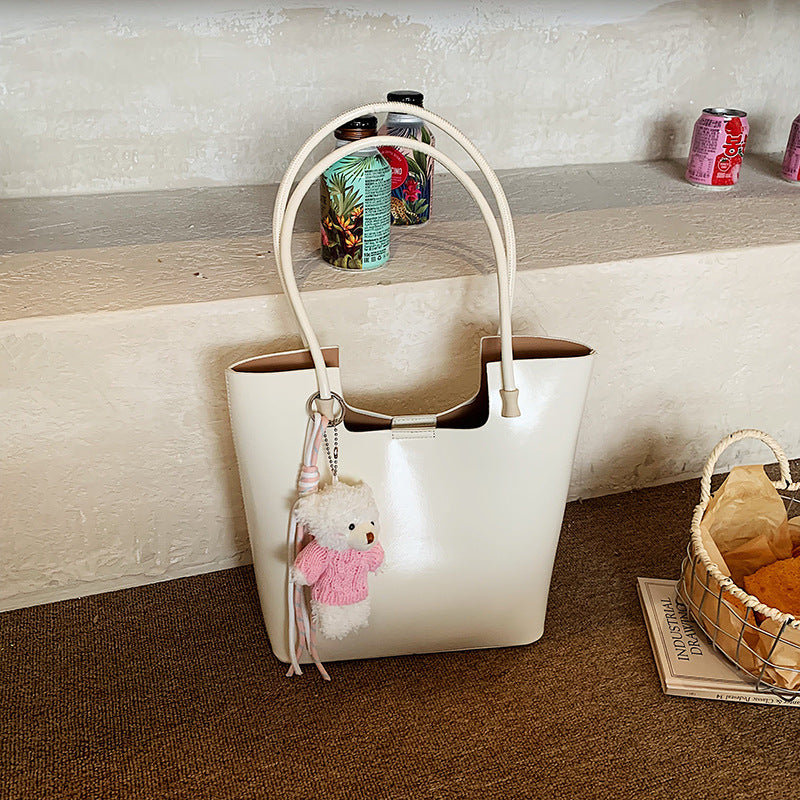 Women's Large Capacity Korean High-grade Fashion Commuter Retro Women's Shoulder Bag