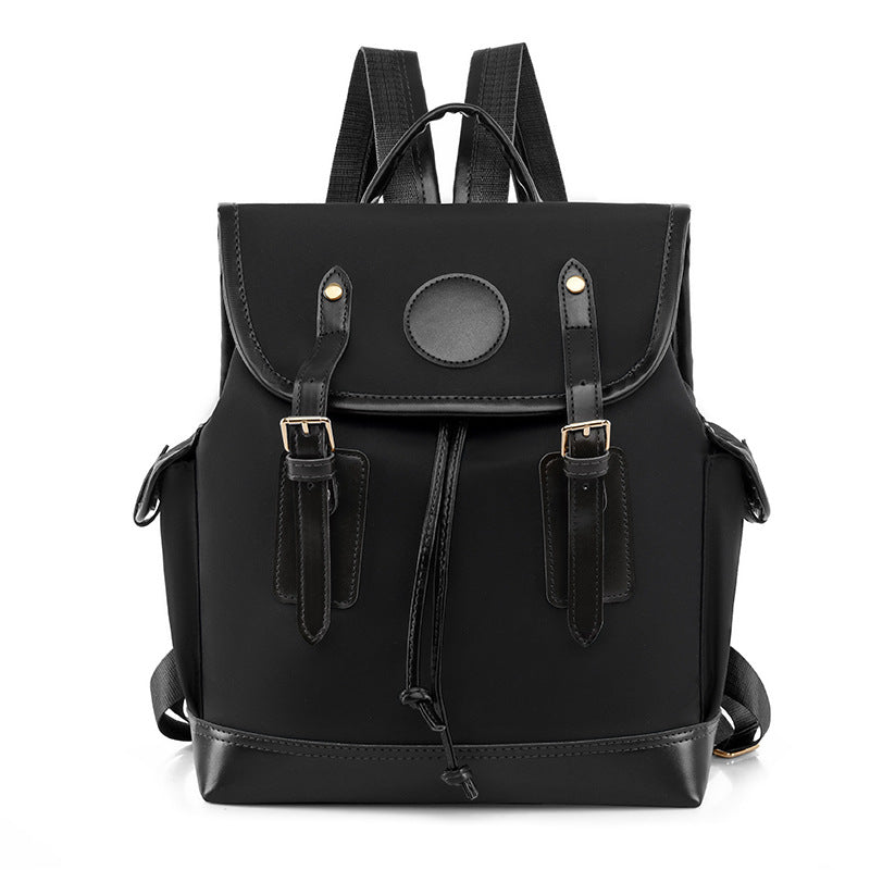 Women's Western Style Contrast Color Portable High-grade Large Capacity Fashion Bucket Bags