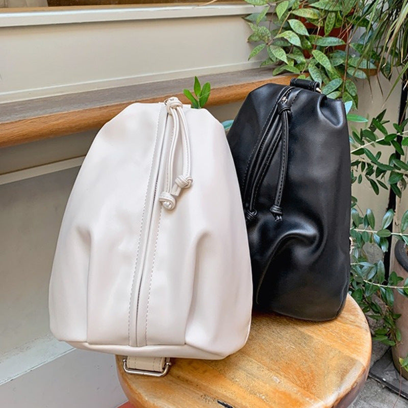 Women's Mu Ye Leather Fashionable Personal Leisure Women's Shoulder Bag