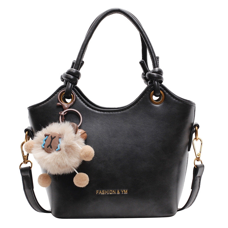 Women's High Sense Retro Winter Popular Texture Hand Cross Bags