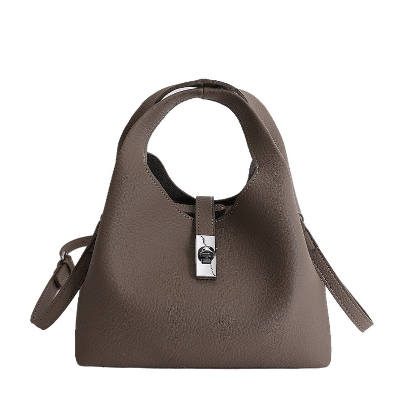 Women's Lychee Pattern For Retro Simple Fashion Bags