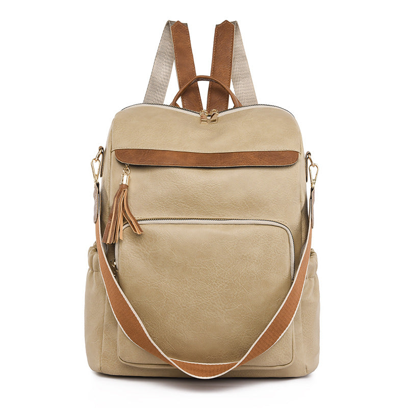 Elegant Women's Retro Large Capacity Brown Bags