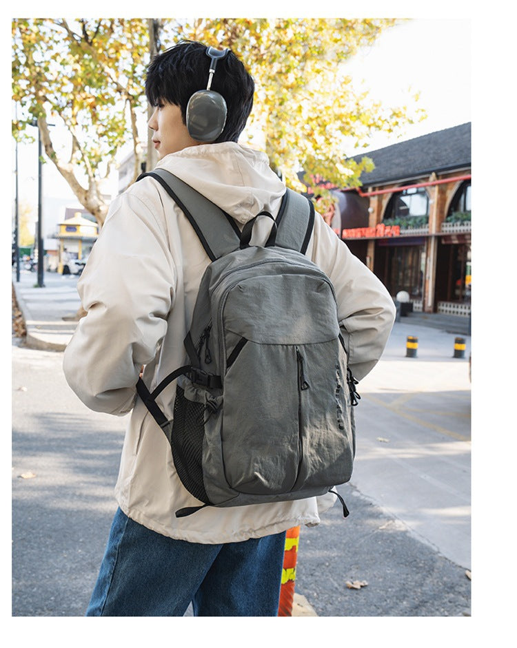Women's & Men's Portable Burden Alleviation Large Capacity Junior Leisure Backpack