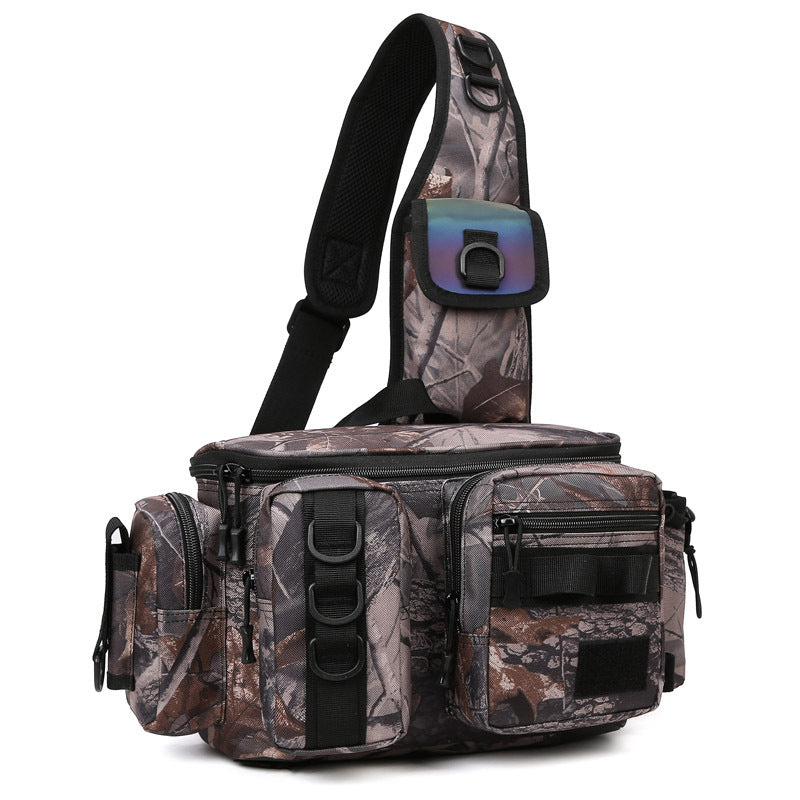 Men's Lure Multifunctional Fishing Pole Insertion Sports Backpack