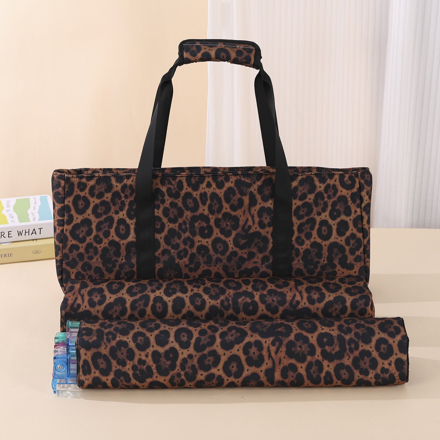Mahjong Three-piece Large Capacity Lightweight Easy Makeup Bag