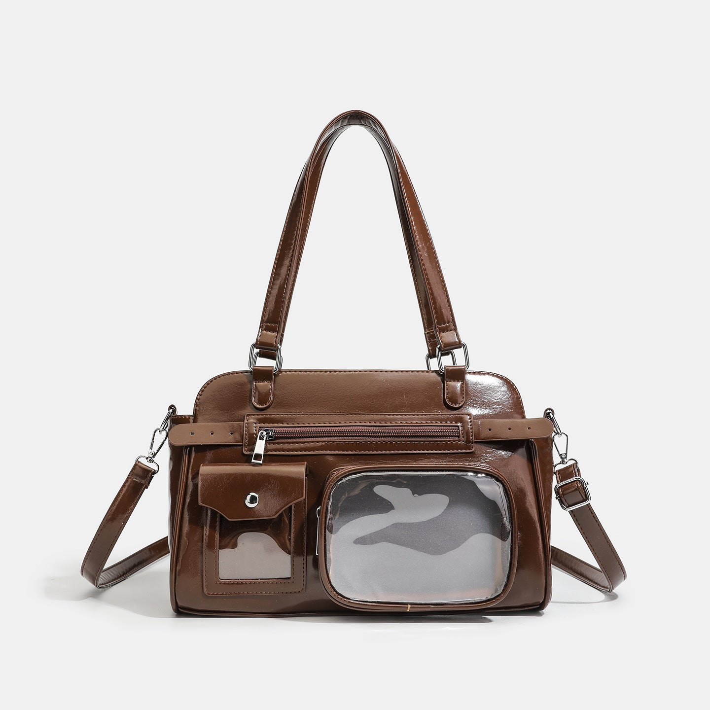 Transparent Motorcycle Cartoon Two-dimensional Storage Bracket Light Backpacks