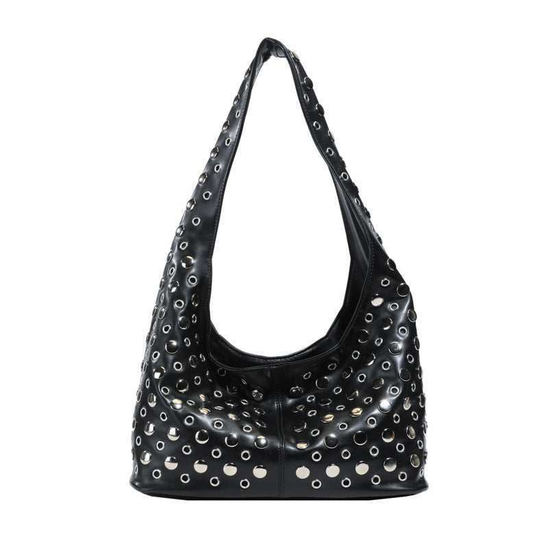 Women's Fashion Cool Personality Niche Dot Rivet Bags