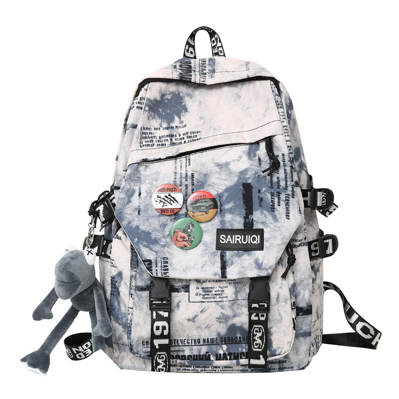 Men's Korean Large Capacity For Junior Senior Leisure Backpack