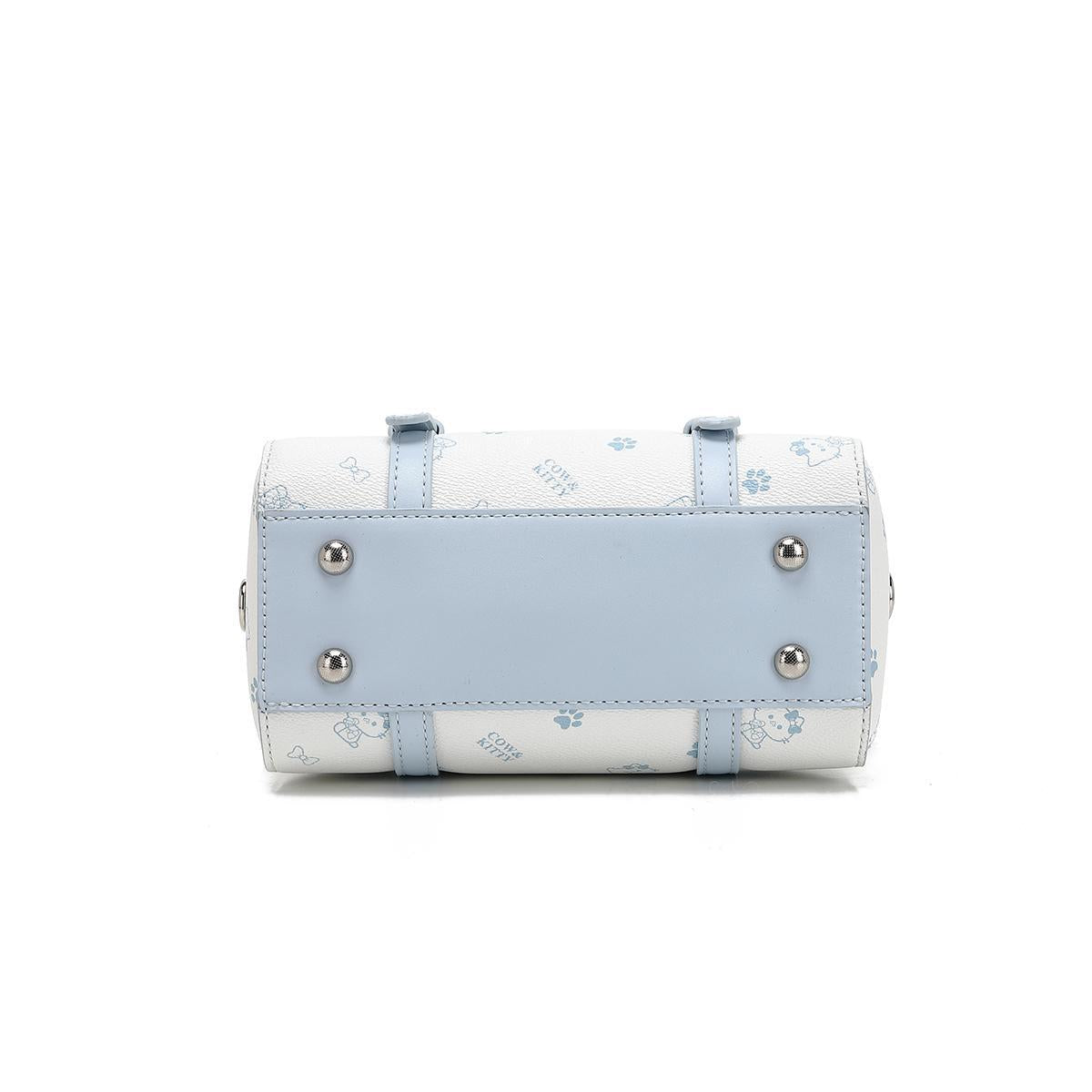 Attractive Trendy Lady Boston Portable Blue Bags