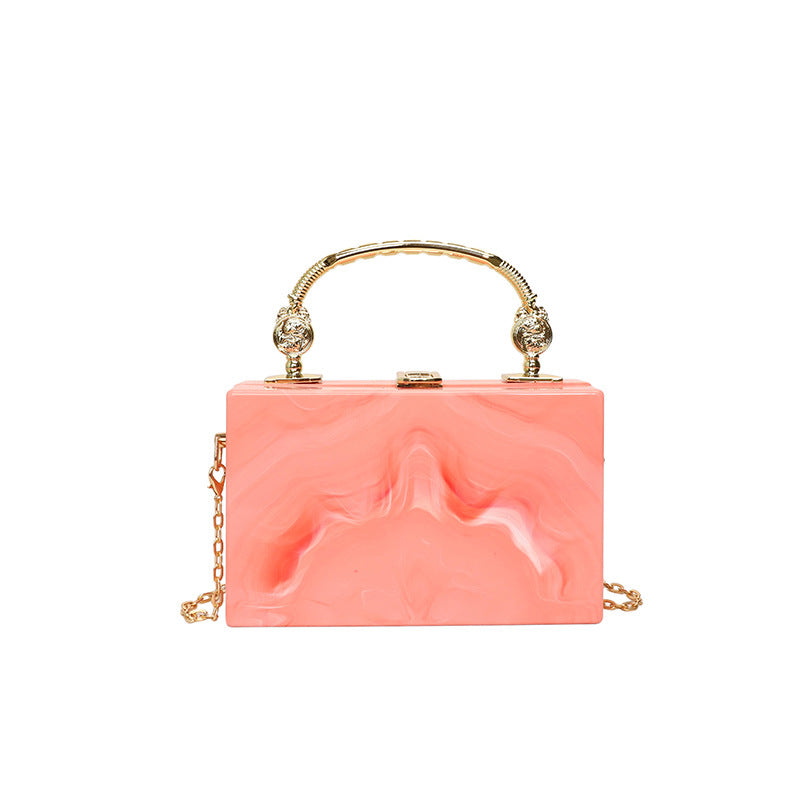 Women's Acrylic Box Fashion Candy Color Dinner Women's Shoulder Bag