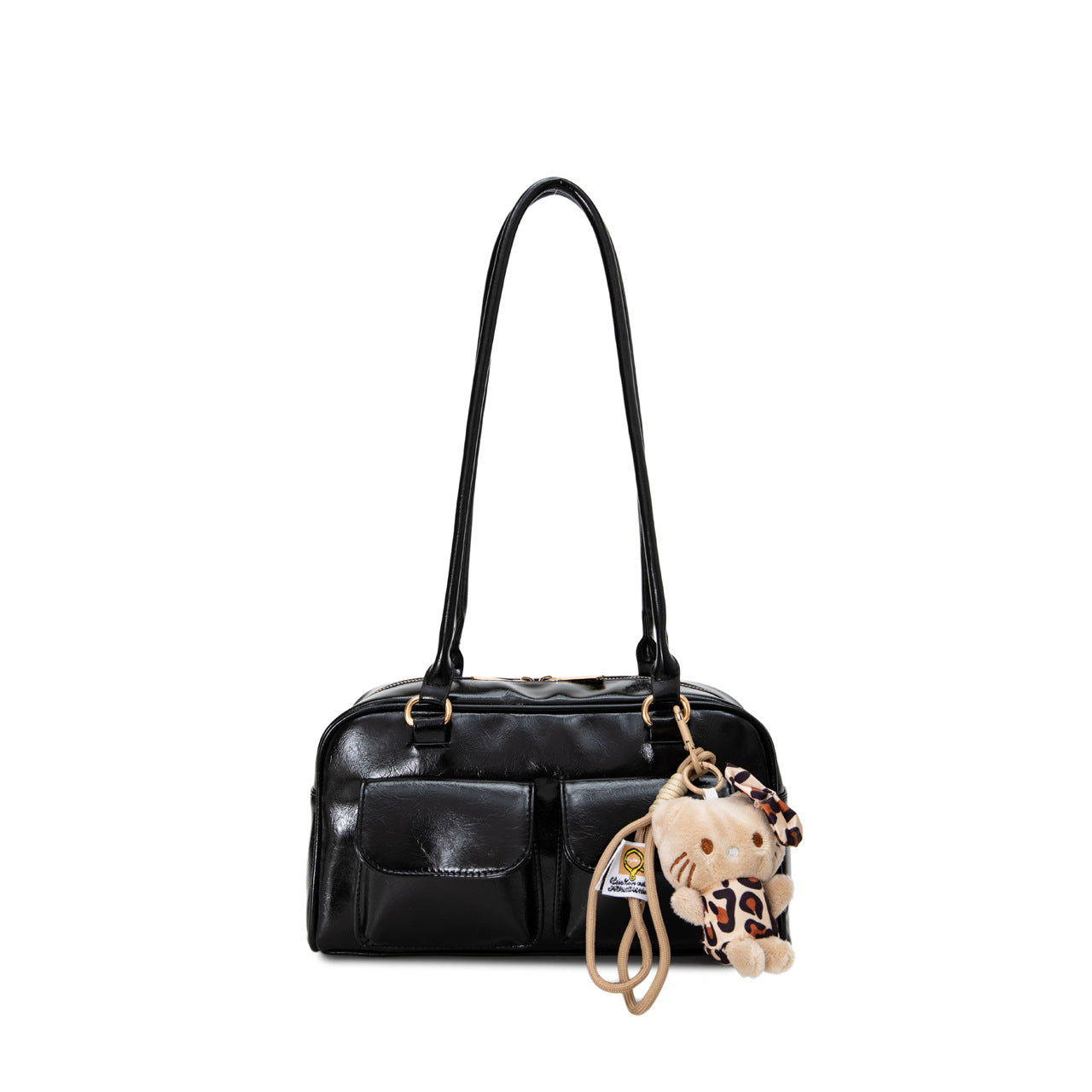 Women's Niche Underarm Large Capacity Retro Simple Commute Tote Bags