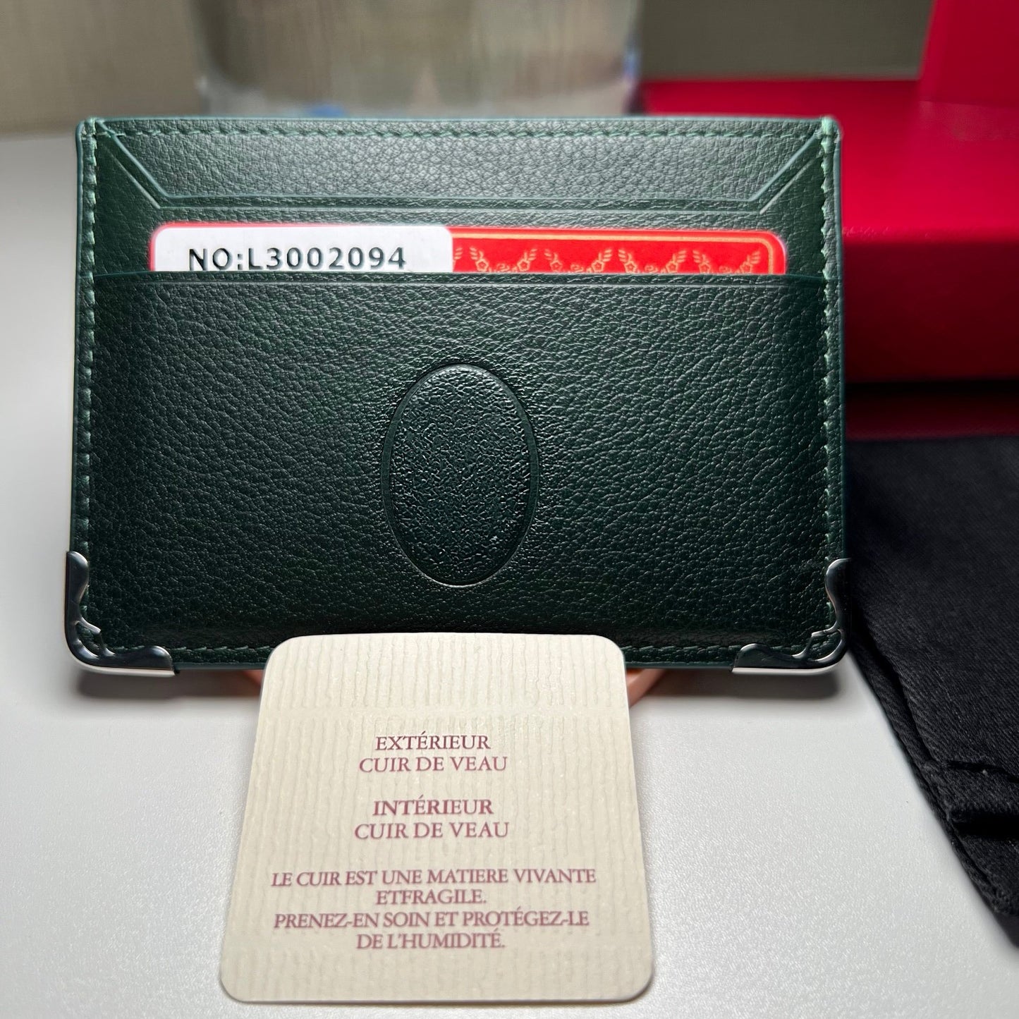 First Layer Cowhide Simple Genuine Leather Card Holder