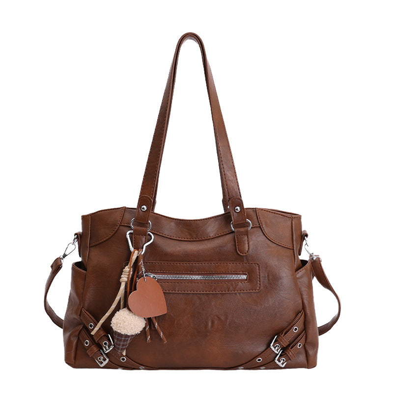 Retro Underarm Large Capacity Female Trendy Western Women's Shoulder Bag