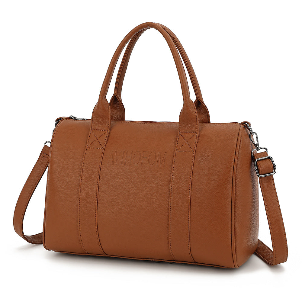 Retro Alphabet Korean Style Portable Large Commuter Women's Messenger Bag