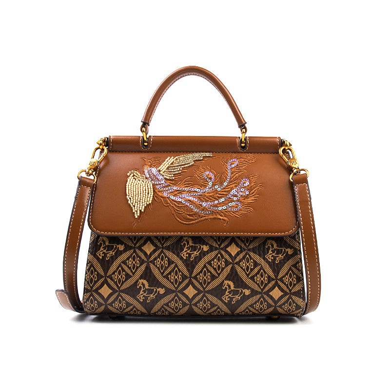 Women's Fashion Portable Chain Gold Brick For Bags