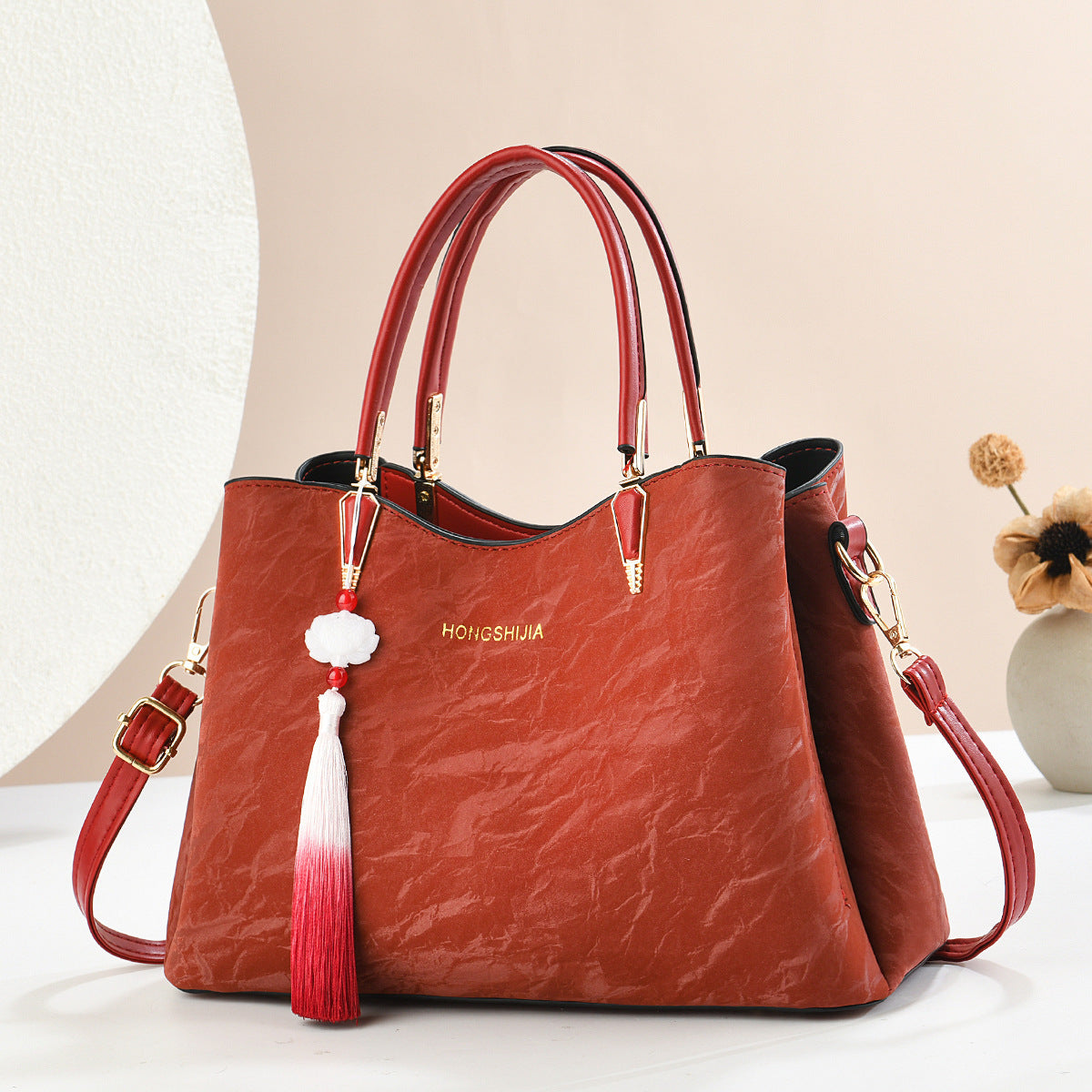 Women's Chinese Style Fashion Large Capacity Women's Shoulder Bag