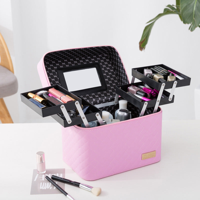 Korean Large Capacity Storage Box Jewelry Cosmetic Case
