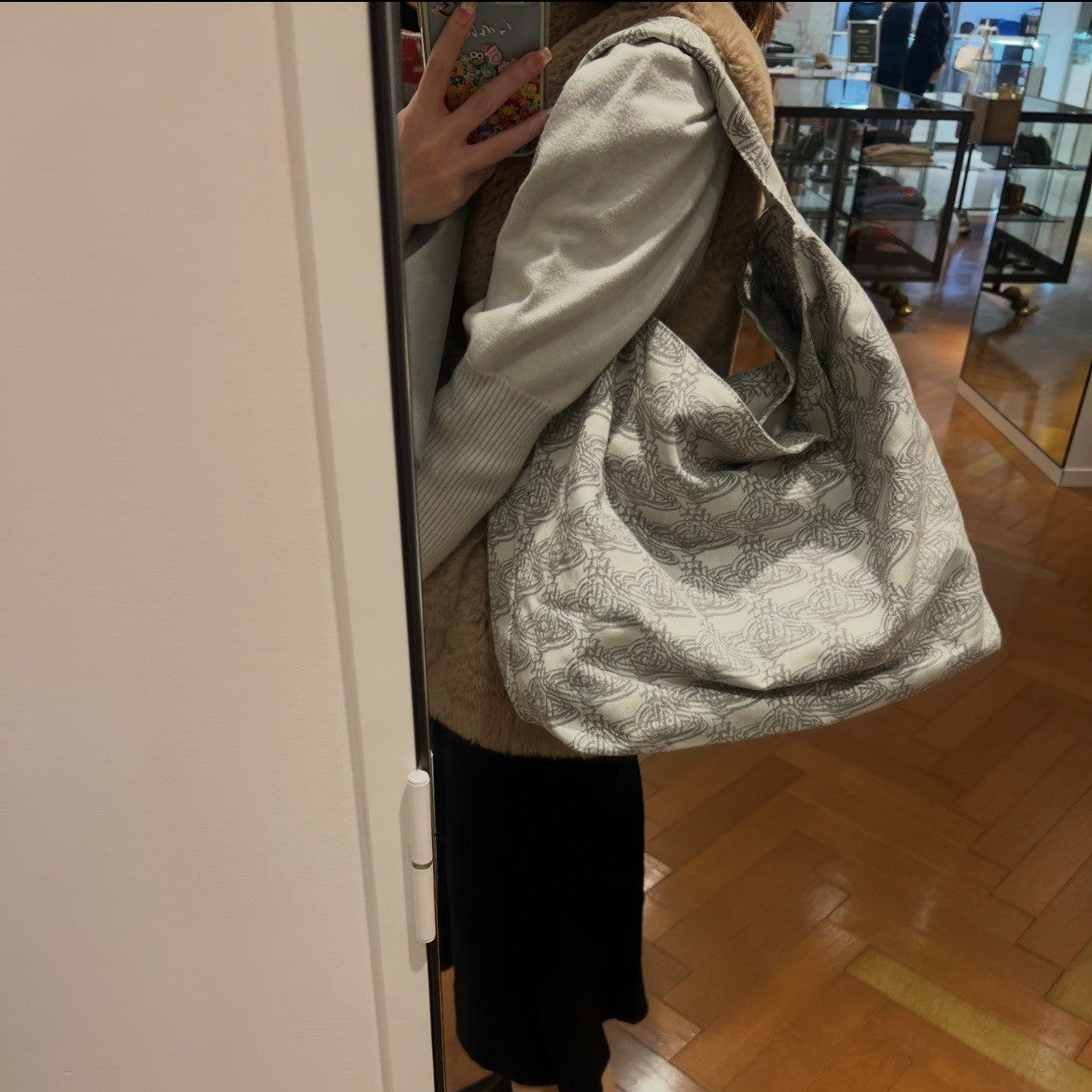 Creative Female High-grade Canvas Lightweight Underarm Bags