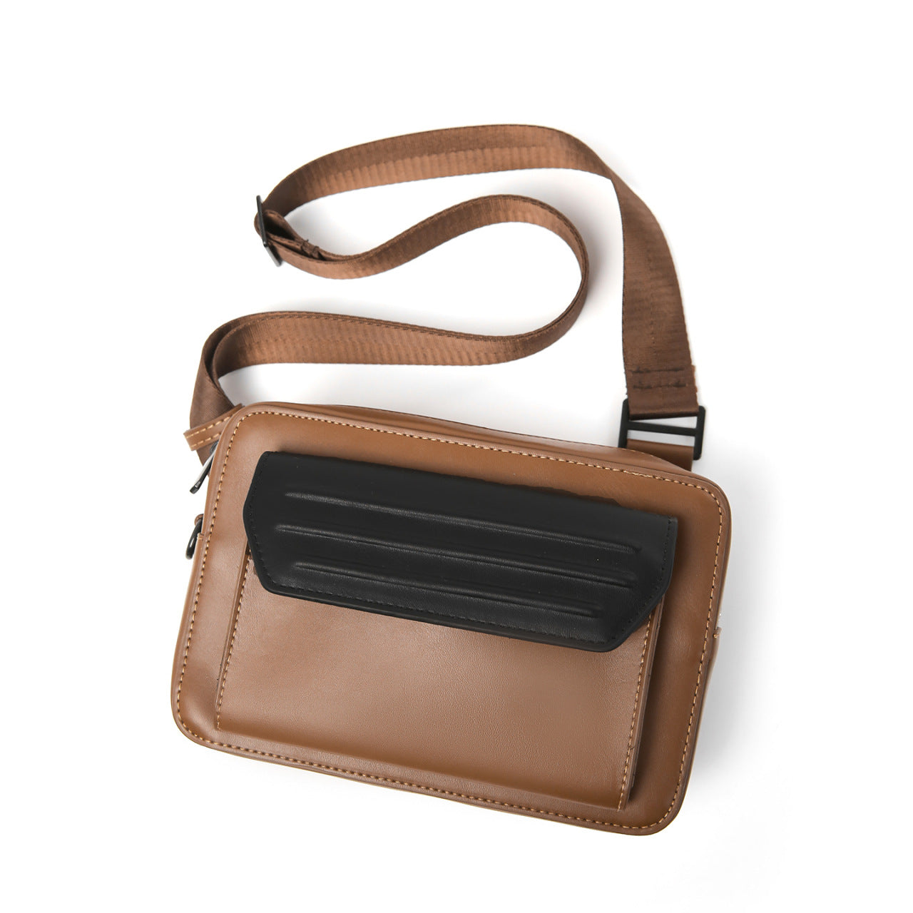 Men's High-grade Fashion Korean Style Trendy Motorcycle Men's Messenger Bag