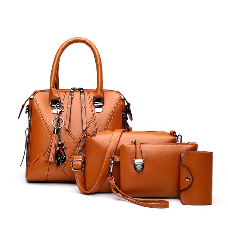 Women's Stitching Simple Large Capacity Portable Women's Handbag
