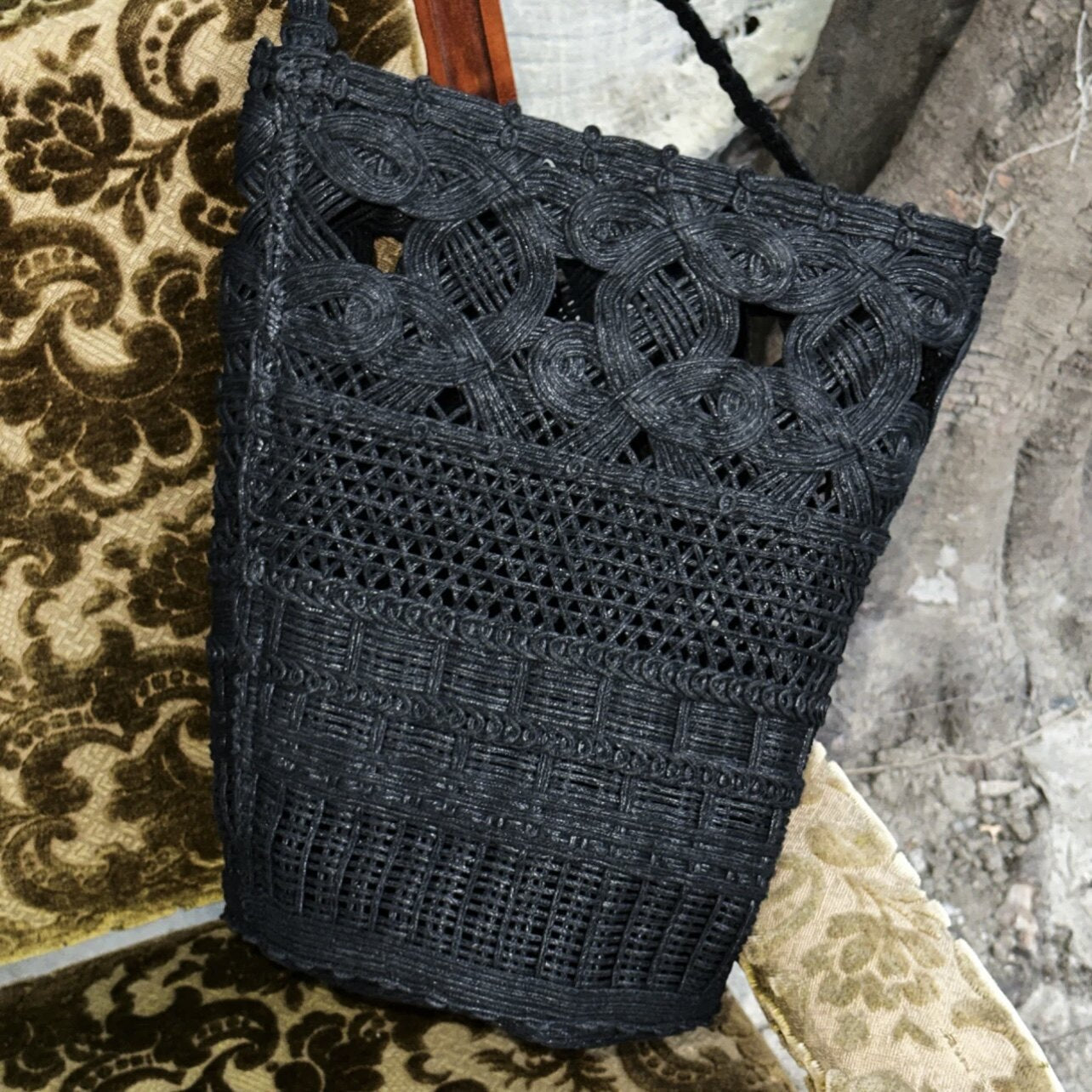Design Handmade Sea Island Cotton Woven Women's Shoulder Bag