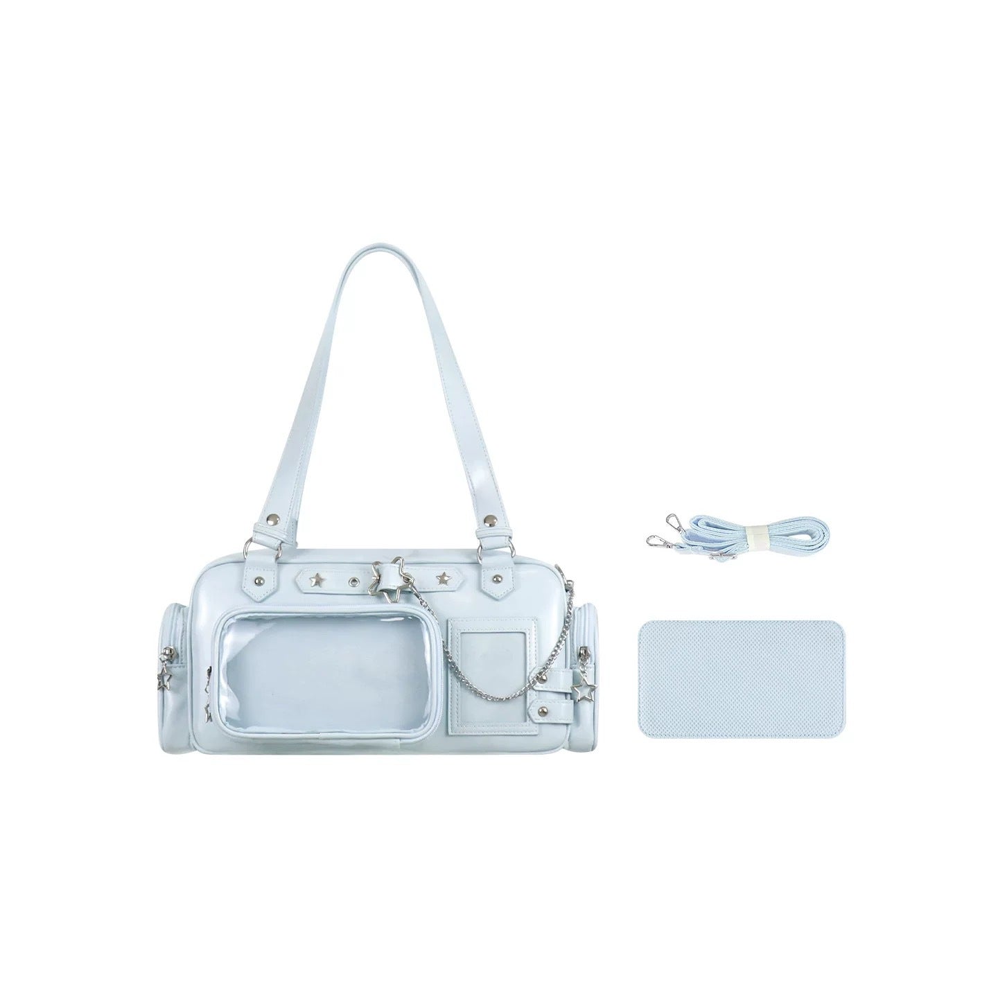 Women's Doll Transparent Daily Snacks Sugar Star Underarm Bag