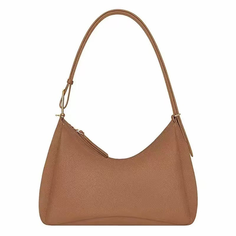 Women's Style Little Lychee Pattern Cow Leather Underarm Bag