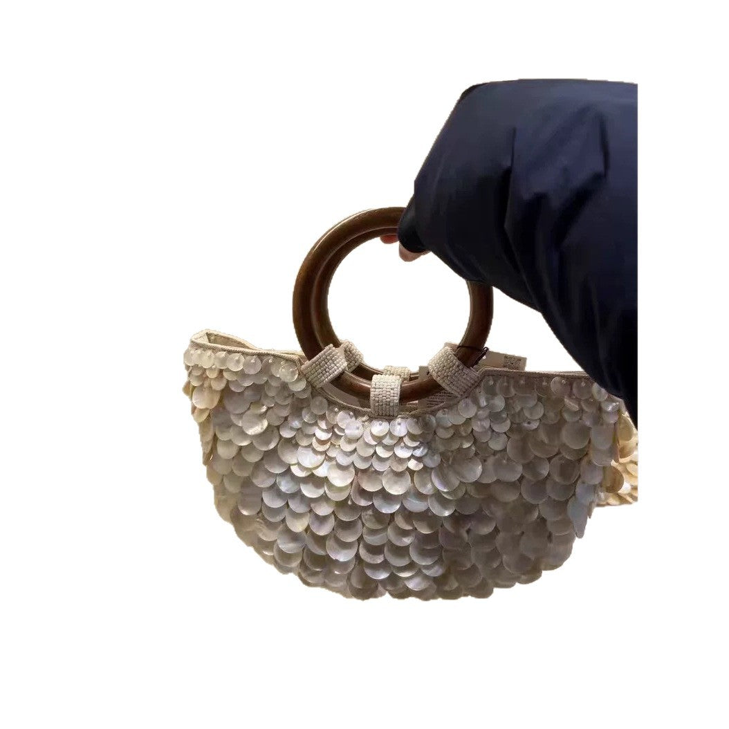 Women's High-grade Handmade Natural Shell Fairy For Niche Women's Handbag