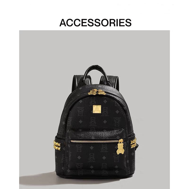 Women's Niche Leather College Sense Large Capacity Women's Backpack