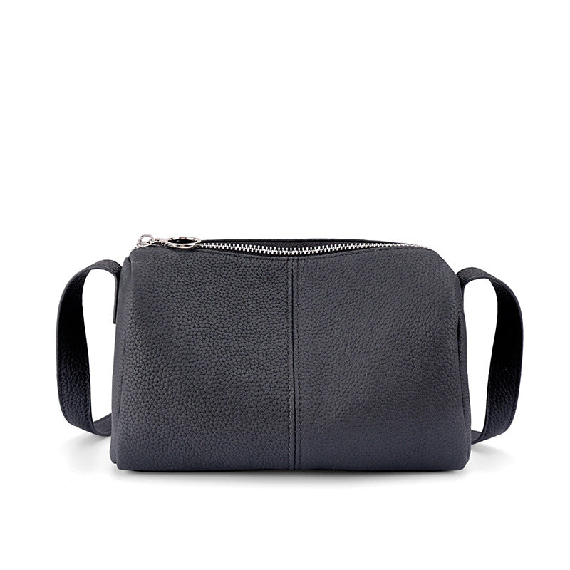Women's First Layer Cowhide Summer Pillow Commuter Underarm Toast Women's Messenger Bag