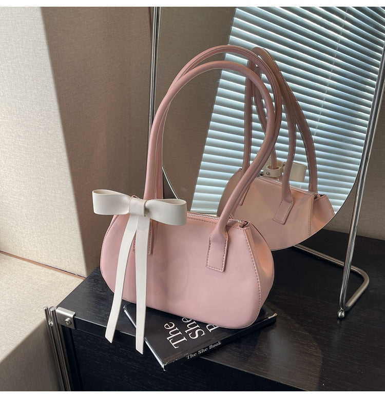 Women's Korean Style Popular Design Bow Underarm Bags